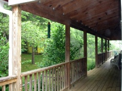 Porch in Mountain Cabin
