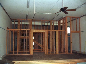 Historic building restoration - framing