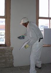 Original Plaster walls restored