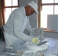 Original Plaster walls restored