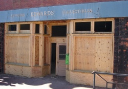 Historic building storefront restoration