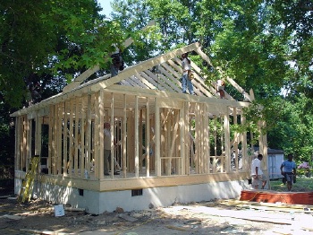 During construction